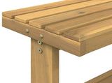 Outdoor Potting Bench 56.5 x 48.5 x 107 cm Solid Acacia Wood 903083
