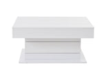 360&degRotating coffee table, Highgloss Lift-Top Centre Table with 1 drawers, Rotating Lifting Sofa N605P374204W