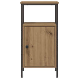Bedside Cabinets 2 pcs Artisan Oak 41x31x80 cm Engineered Wood 857249