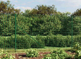 Wire Mesh Fence with Spike Anchors Green 1.4x10 m 154115