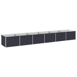 Raised Garden Bed Anthracite 480 x 80 x 55 cm cold-rolled steel 8006444
