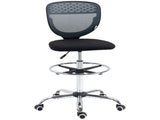Drafting Chair, Swivel Office Draughtsman Chair, Mesh Standing Desk Chair with Adjustable Foot Ring, T3398P344664