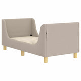 Toddler Bed Frame with Headboard Light Grey 70 x 140 cm 42010846