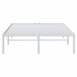 Metal Bed Frame without Mattress White 120x200cm 350911