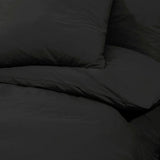 ZNTS Duvet Cover Set Black 240x220 cm Cotton 136112