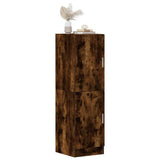 Kitchen Cabinet Smoked Oak 38x41.5x131.5 cm Engineered Wood 860116