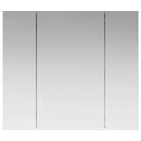Bathroom Mirror Cabinet with Door Grey Sonoma 80 x 14.5 x 70 cm 889108