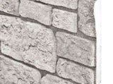 Wall Panels 10 pcs Grey 100 x 50 cm EPS Foam 332929