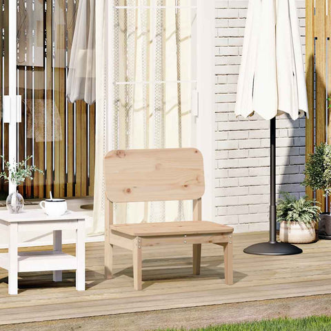 ZNTS Garden Chair 60x52.5x72 cm Solid Wood Pine 859317