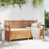 Garden Storage Bench Brown 180 x 60 x 90 cm Solid teak wood 42001961