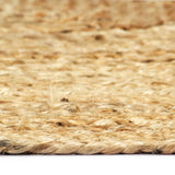 Handmade Rug Jute Natural 120x180 cm 133729