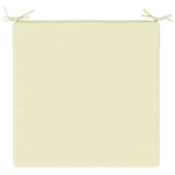 4-Piece Seat Cushions SOEST 4 pcs 100% Polyester Cream 944968