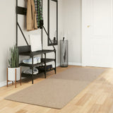 Rug HUARTE Short Pile Soft and Washable Sand 80x250 cm 375054