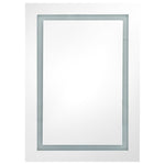 ZNTS LED Bathroom Mirror Cabinet Grey 50x13x70 cm 326490