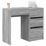 Desk with Drawer Grey Sonoma 90 x 37.5 x 75 cm Engineered Wood 869495