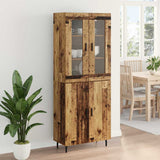 Highboard 2 pcs Old Wood Engineered Wood 3415634