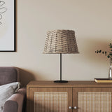 Lamp Shade Brown 38x23 cm Wicker 364392