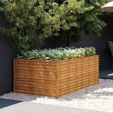 Garden Raised Bed 196x100x69 cm Corten Steel 152003