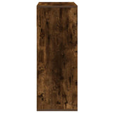 Book Cabinet Smoked Oak 66x31x80 cm Engineered Wood 860296