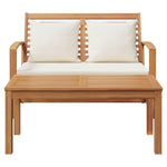 Garden Sofa Set Natural Solid teak wood 42006406