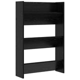 Shoe Cabinet 2 pcs Black Oak 60 x 18 x 90 cm Engineered Wood 875151