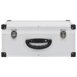CD Case for 60 CDs Aluminium ABS Silver 91856