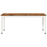 Garden Bench 108.5 x 35 x 45 cm Solid Acacia Wood Rectangular 901296