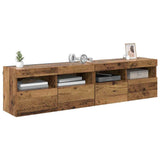 TV Wall Cabinets 2 pcs Old Wood 80 x 30 x 40 cm Engineered Wood 882978