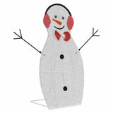 Lighted Snowman Family 3 pcs Warm White Polyester 42019625