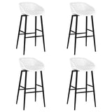 Bar Chairs 4 pcs White 248162