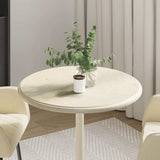Table Top Cream Marble 60 x 2.5 cm Durable Table Top Circular 149195