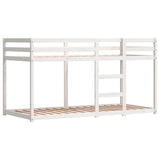 Bunk Bed without Mattress Blue 90x200 cm Solid Wood Pine 3283896