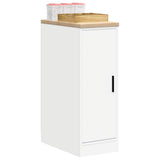 Garage Storage Cabinet White 30x51x85 cm Solid Wood Pine 860553