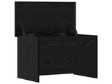 Storage Chest Black Oak 60 x 40 x 50 cm Engineered Wood 8011252