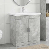 Bathroom Furniture Set Concrete Grey 81 x 40 x 84.5 cm 3404361