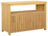Garden Console Table Light Acacia 80 x 35 x 75 cm 42026800
