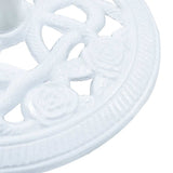 Umbrella Base White 9 kg 40 cm Cast Iron 47864