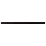 Screw-on Door Brush Seals 12 pcs Brown 100 cm Aluminium Alloy 42019458