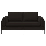 2-Seater Sofa 2-Seater Black 188 x 81 x 89 cm Velvet 42048618