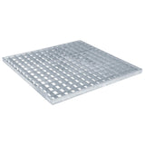 Grating Silver 50 x 50 x 2 cm Hot-Dip Galvanised Steel 42018655