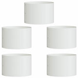 Planter Ring 5 pcs White 30 x 30 x 20 cm Cold-rolled Steel 873595