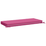 2-Piece Bench Cushions SOEST 2 pcs 100% Polyester Pink 950173