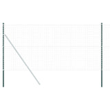 Fence Post 12 pcs Green Powder-coated steel 42012738
