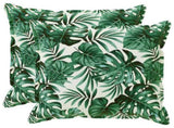 Throw Pillow 2 pcs HOUTEN Leaf Pattern 80 x 80 cm Polyester 936648