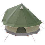 Tipi Tent with Roof Green 250 x 250 cm Polyester and Steel 42028719