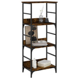 Bookshelf Smoked Oak 50x33x117.5 cm Engineered Wood 835271