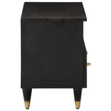 TV Cabinet 70x33x46 cm Solid Wood Mango 358321