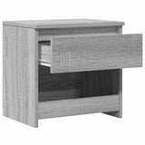 Bedside Cabinets 2 pcs Grey Sonoma 40x30x39 cm Engineered Wood 815132