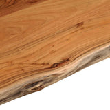 Bathroom Countertop 90x60x2.5 cm Rectangular Solid Wood Acacia 370261