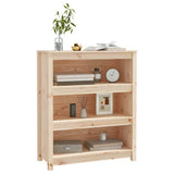 Book Cabinet 80x35x97 cm Solid Wood Pine 821679